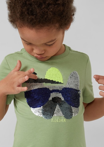 T-Shirt s.Oliver en vert