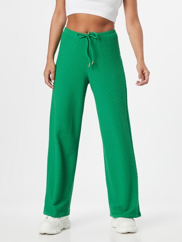 River Island Zvonové kalhoty Kalhoty 'PULL ON' – zelená: přední strana