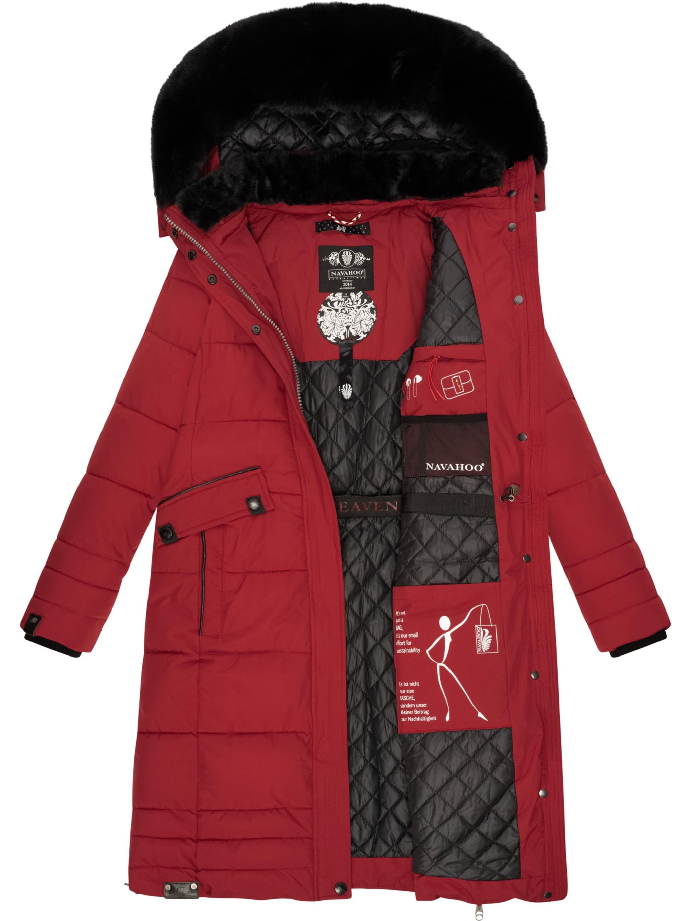 Manteau d’hiver 'Fahmiyaa' NAVAHOO en rouge