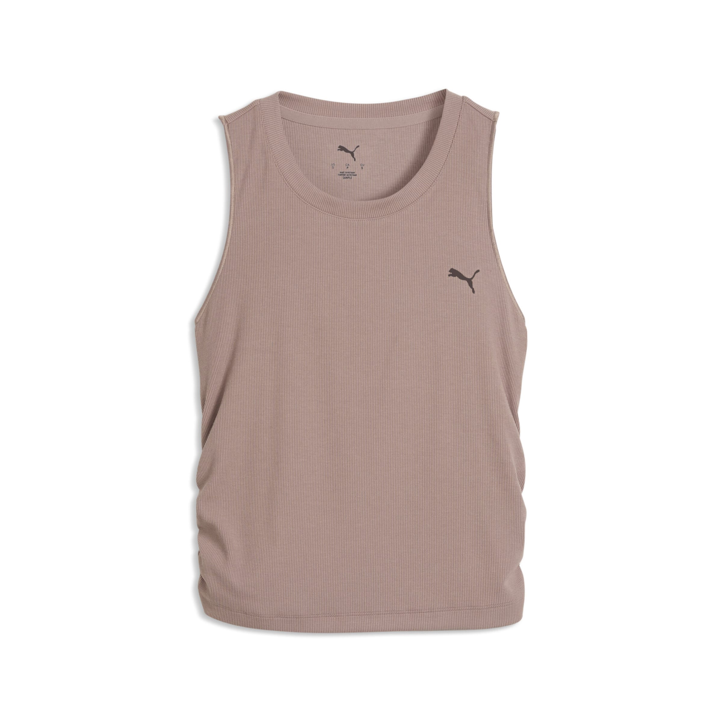 PUMA Sporttop 'Cloudspun' in Beige: voorkant