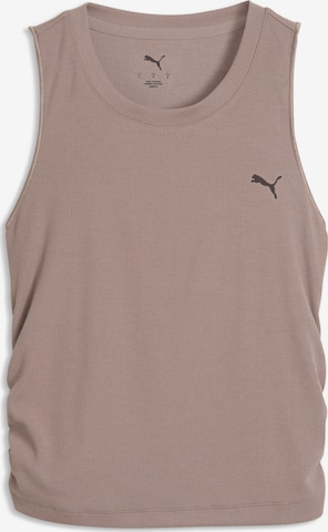 Haut de sport 'Cloudspun' PUMA en beige : devant