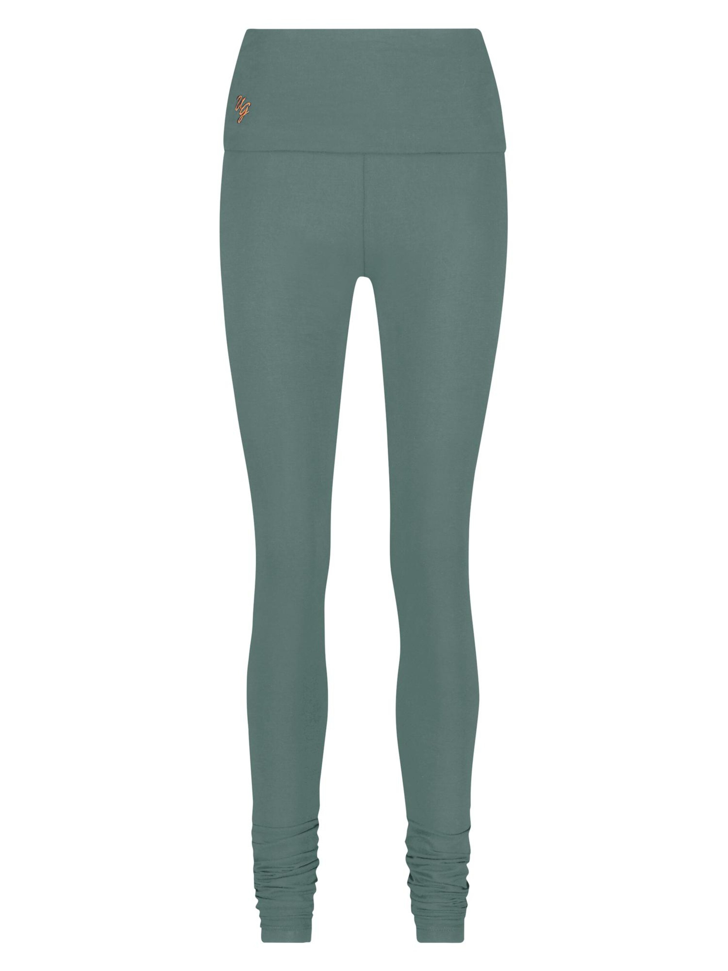 Urban Goddess Yoga & Activewear Leggings 'Shaktified Yoga & Pilates'‌‌‌‌‌‌‌‌‌ in Grün: Vorderseite