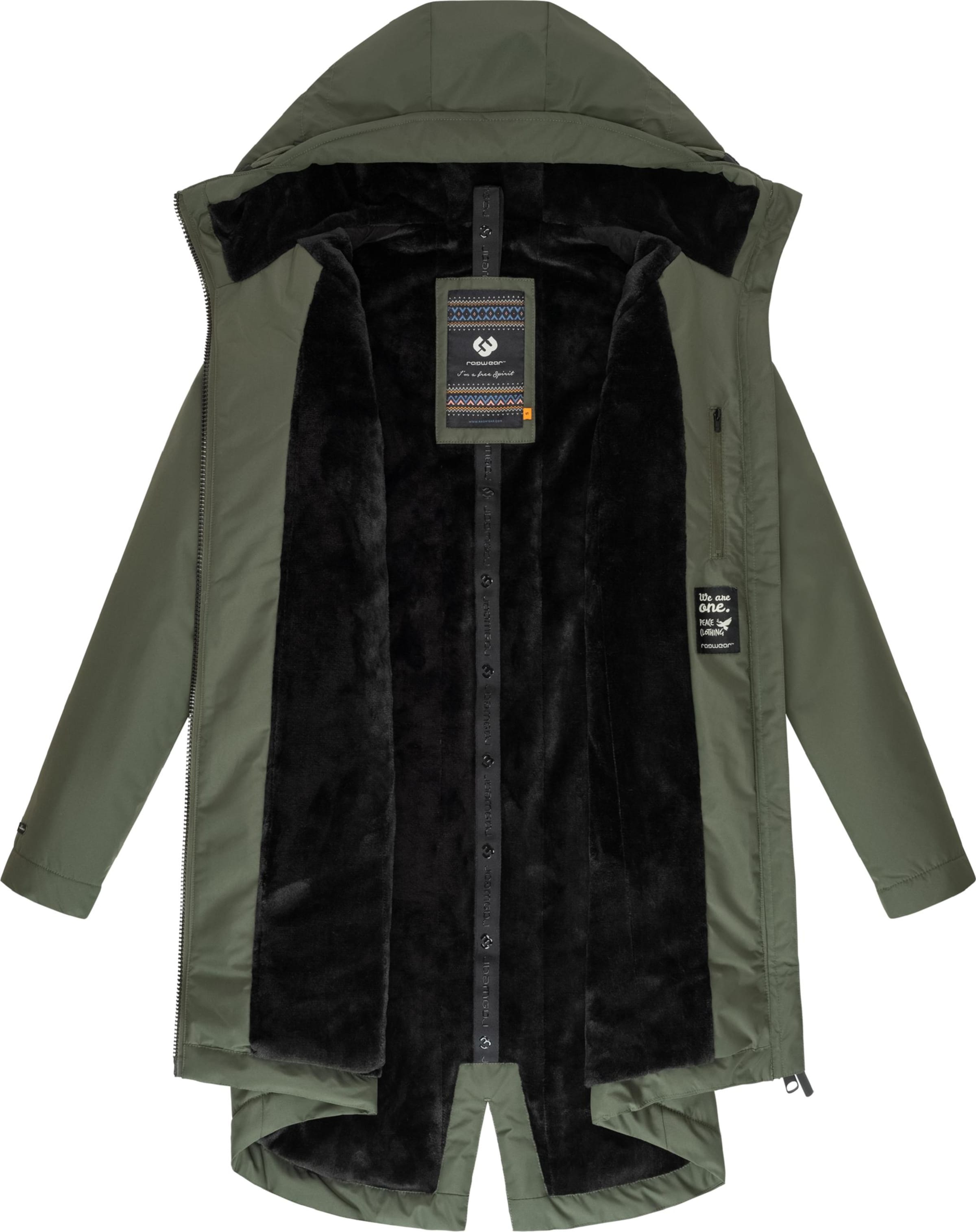 Cappotto invernale 'Holstic' di Ragwear in verde