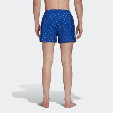 ADIDAS SPORTSWEAR Swimming Trunks 'Mini Logo Clx' in Blue