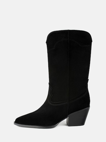 L37 HANDMADE SHOES Boots 'ROCK ME SLOW' in Black: front