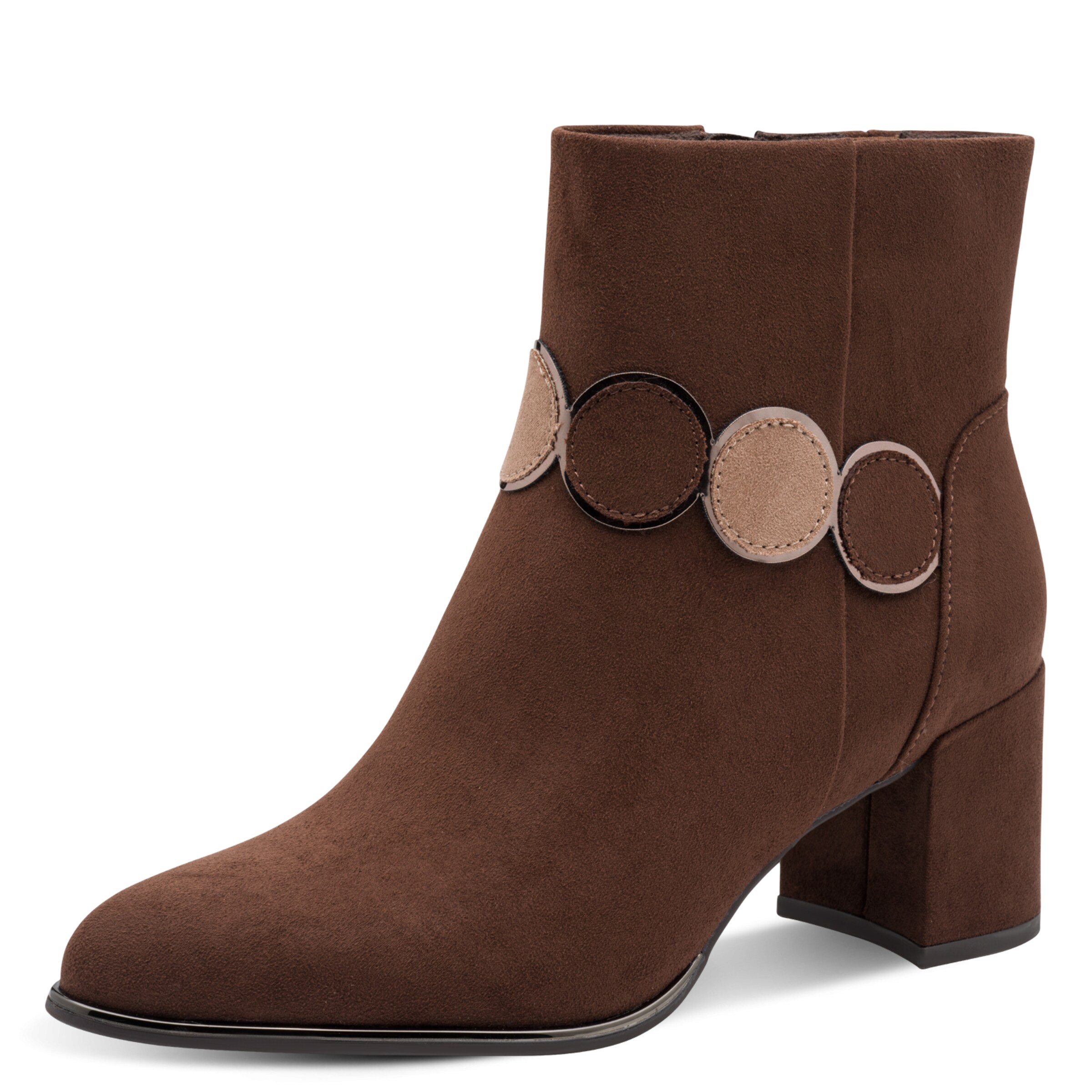 MARCO TOZZI Ankle Boots in Brown: front