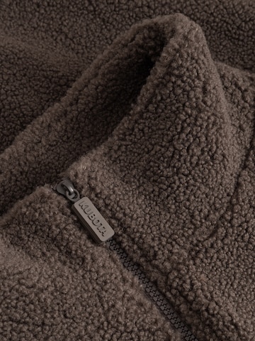 Kubota Sweatshirt 'Kubota Women's Oversized Fleece Sweatshirt Between-seasons Jacket' i brun