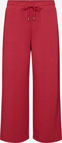 Soyaconcept Wide Leg Housut värissä punainen: etupuoli