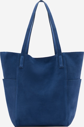 MANGOShopper torba 'ALMUDENA' - plava boja: prednji dio