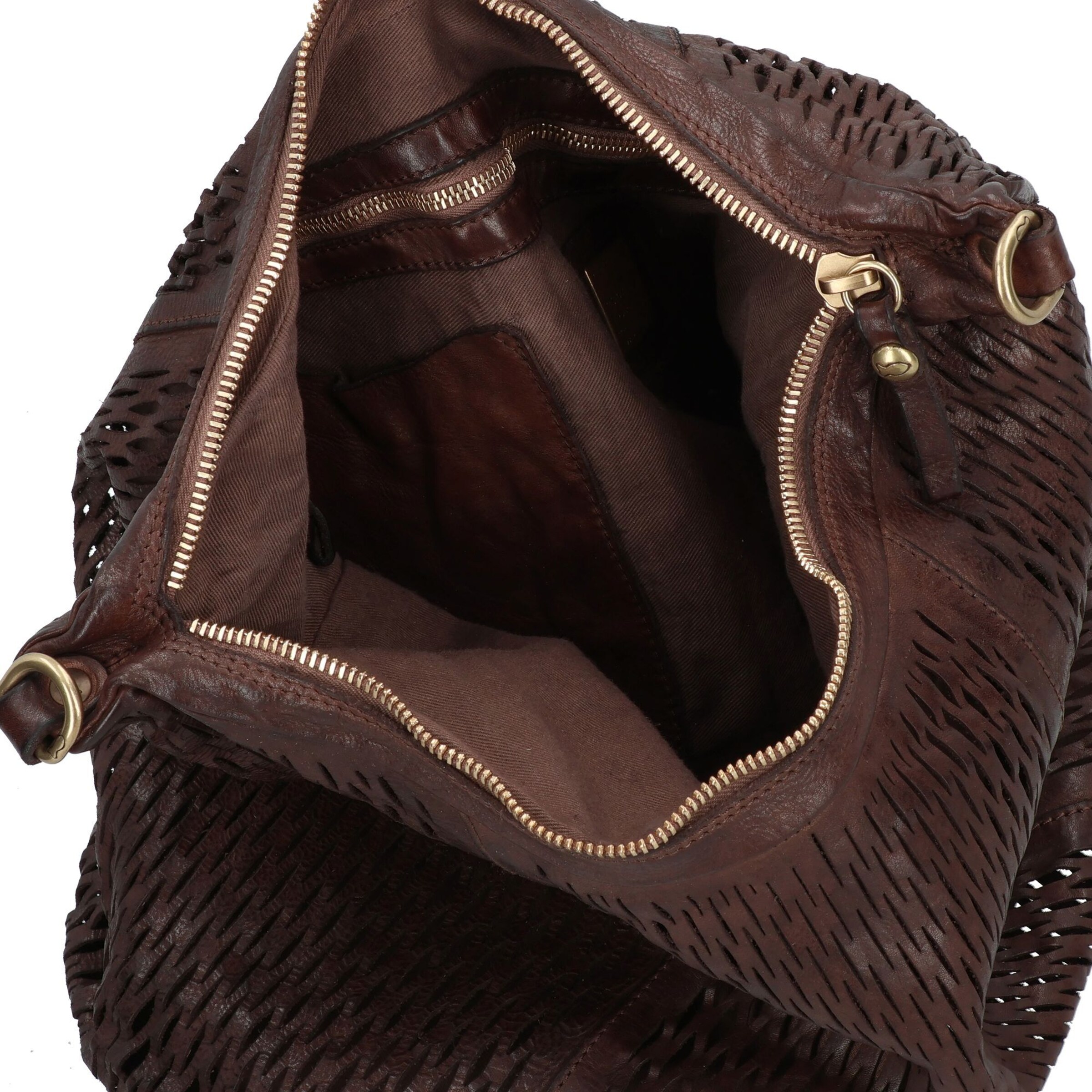 Borsa a spalla 'Mangrovia' di Campomaggi in marrone