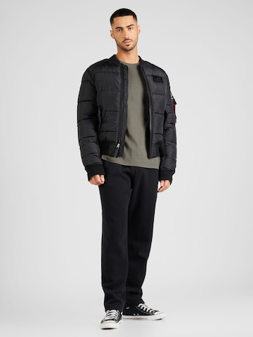 ALPHA INDUSTRIES Between-Season Jacket 'MA-1' in Black