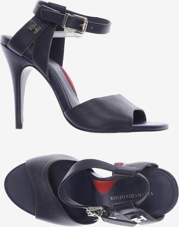 TOMMY HILFIGER Sandals & High-Heeled Sandals in 38 in Blue: front