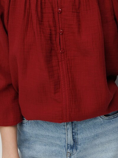 Camicia da donna in L MixRay di colore bordeaux, Visualizzazione prodotti