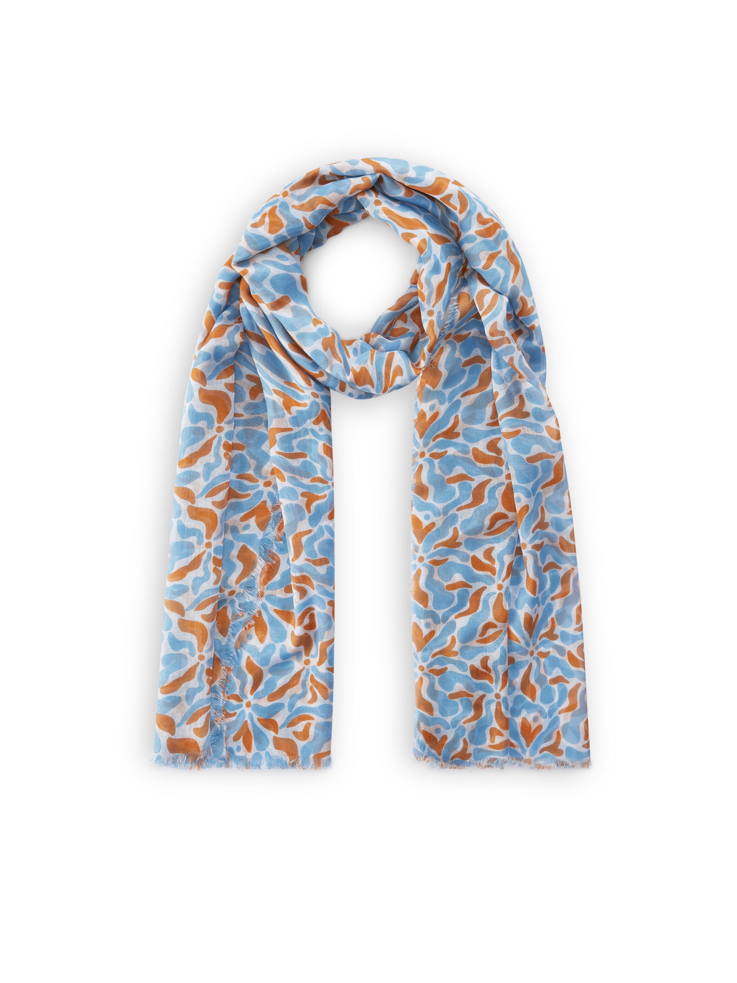 Écharpe CODELLO en bleu : devant