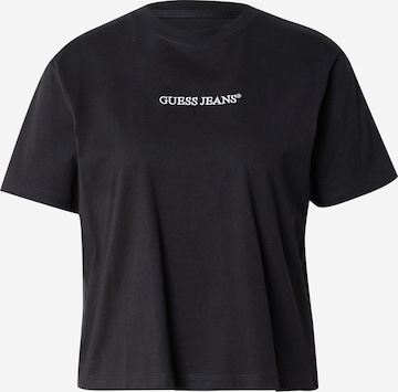 GUESS JEANS T-shirt i svart: framsida