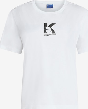 KARL LAGERFELD JEANS Shirt in Wit: voorkant