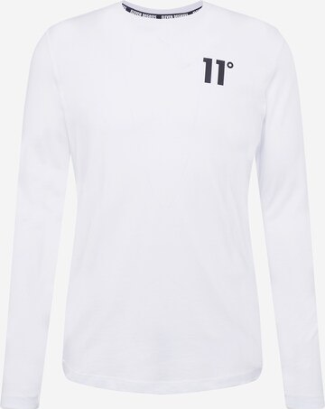 11 Degrees Shirt in Wit: voorkant