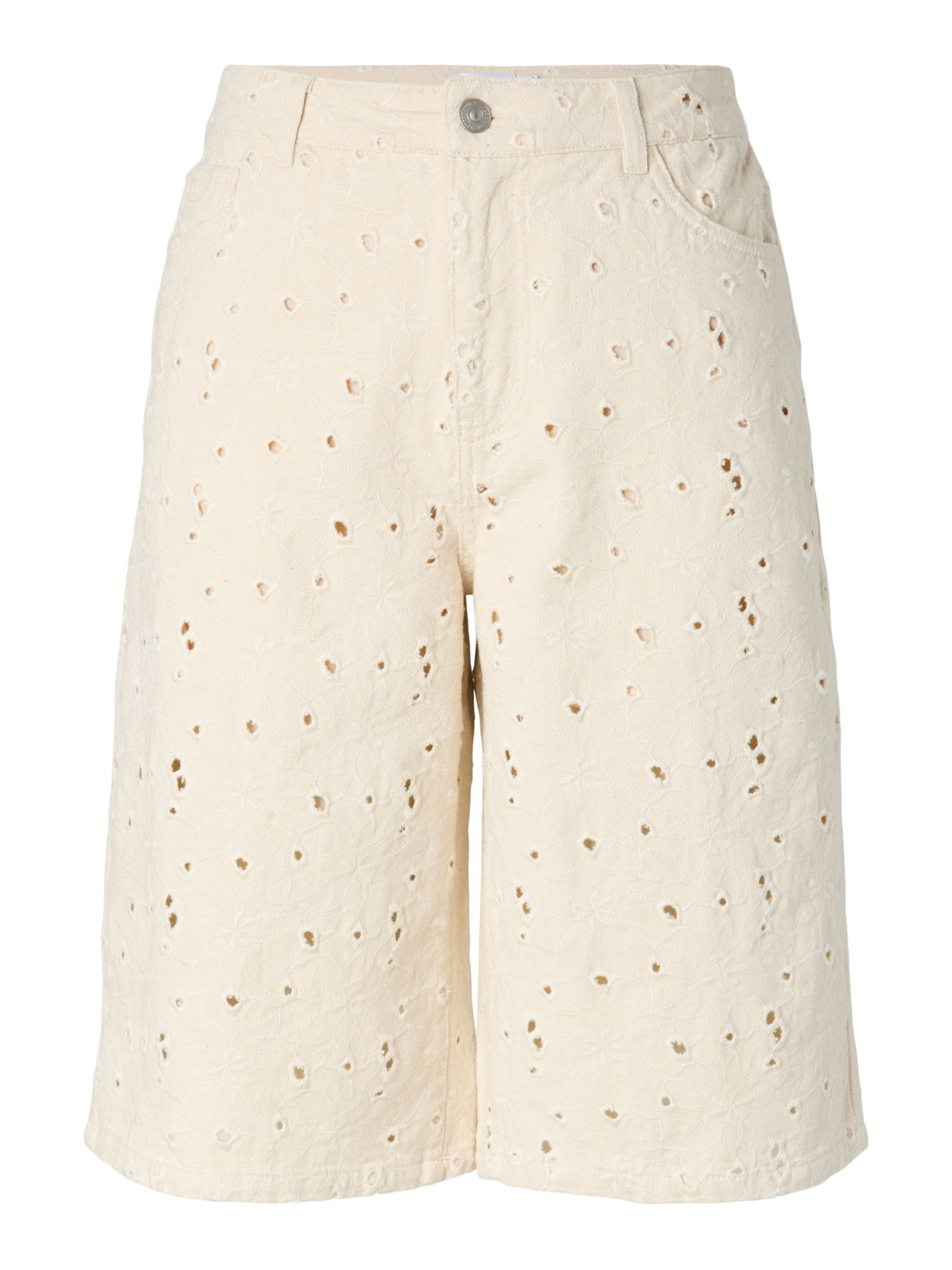 Baggy Jean 'PCElla' PIECES en beige : devant