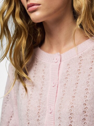 PIECES Strickjacke 'PCAda' in Pink