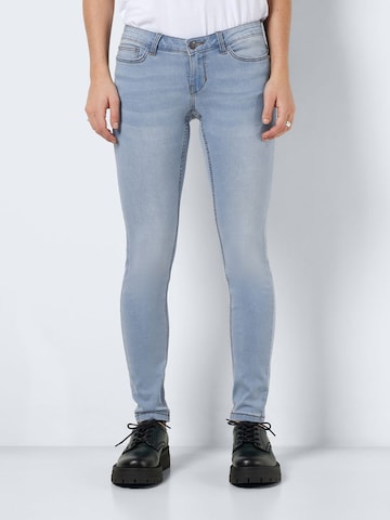 Noisy may Skinny Jeans 'ALLIE' in Blauw: voorkant