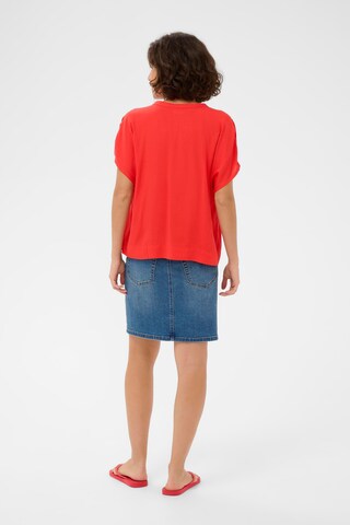 Kaffe - Blusa 'KAgina' em vermelho