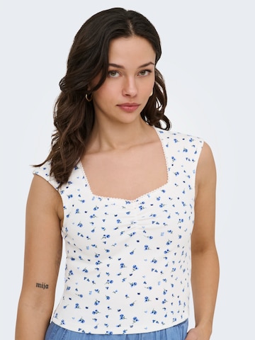 Top 'ONLFENJA' di ONLY in bianco