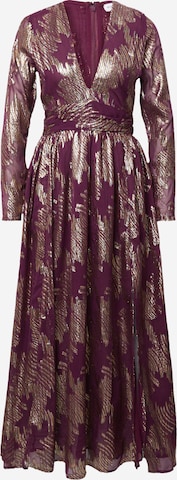 Warehouse Sukienka w kolorze fioletowy: przód