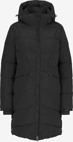 Covered Winter Coat 'ADELE 2' in Black: front