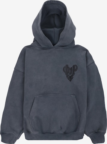 Sweat-shirt 'Limits' Dropsize en gris : devant