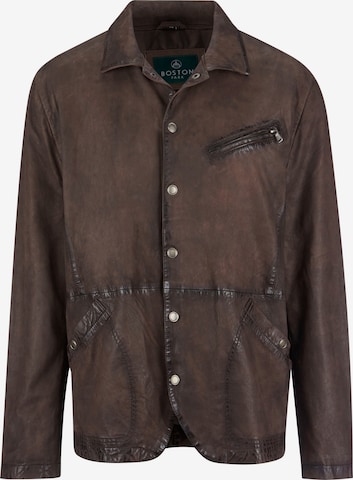 Boston Park Between-Season Jacket in Brown: front