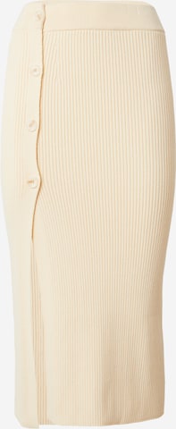 ABOUT YOU x Iconic by Tatiana KucharovaSuknja 'Taira' - žuta boja: prednji dio