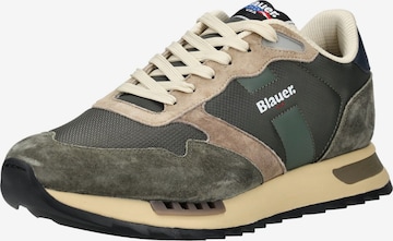 Blauer.USA Sneaker in Grün: Vorderseite
