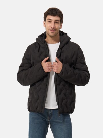 Veste mi-saison CASH-MERE.CH en noir : devant