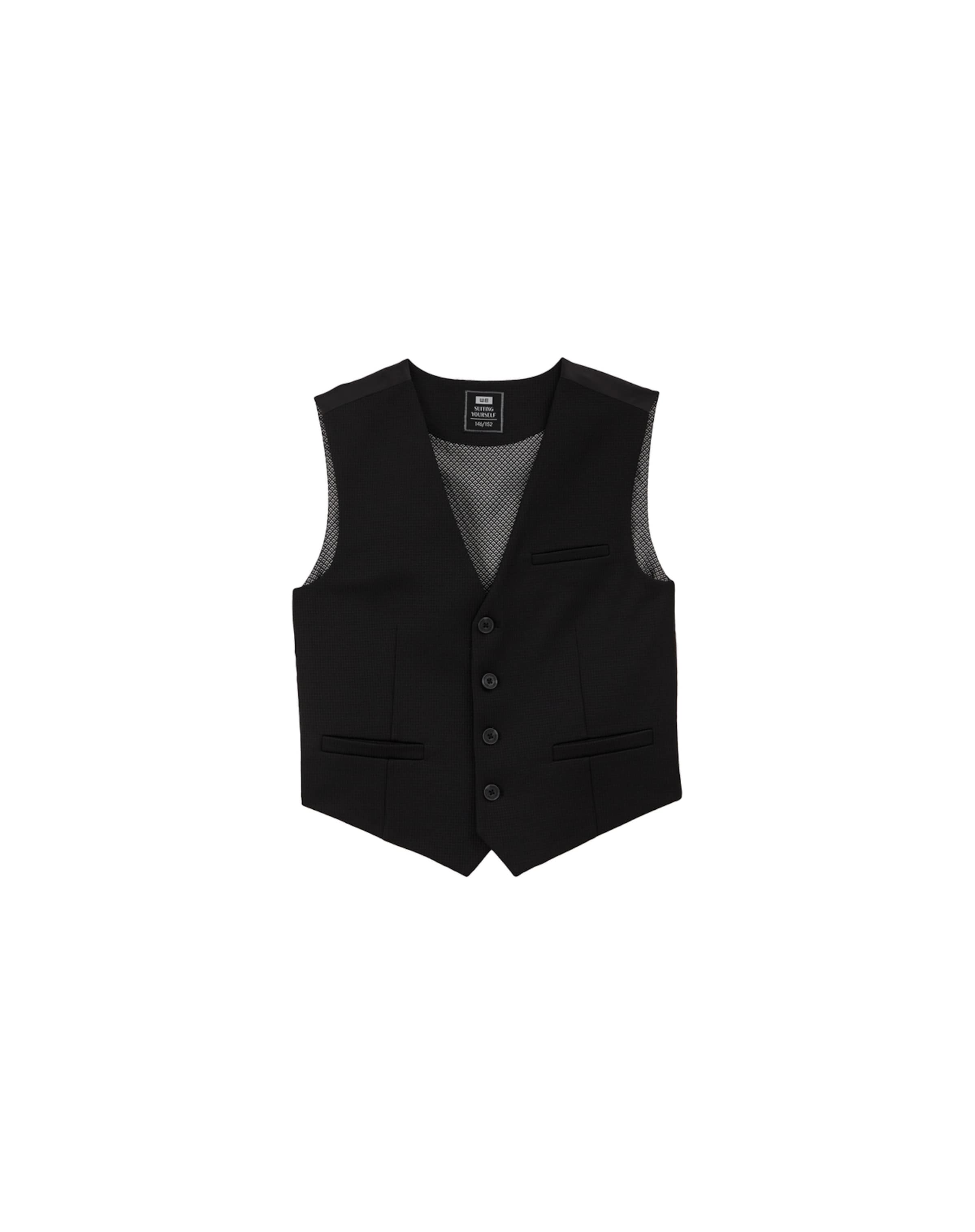WE Fashion Vest, värv must: eest vaates