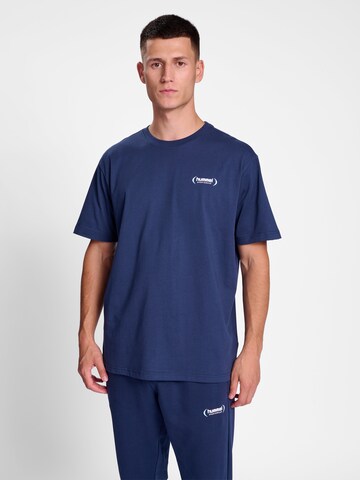 Hummel Shirt 'FELIX' in Blauw: voorkant