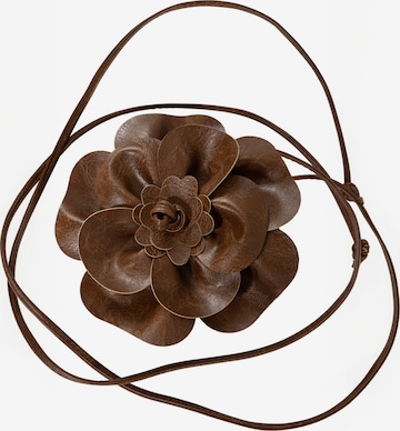 Coster Copenhagen Vyö ' Flower ' värissä ruskea: etupuoli