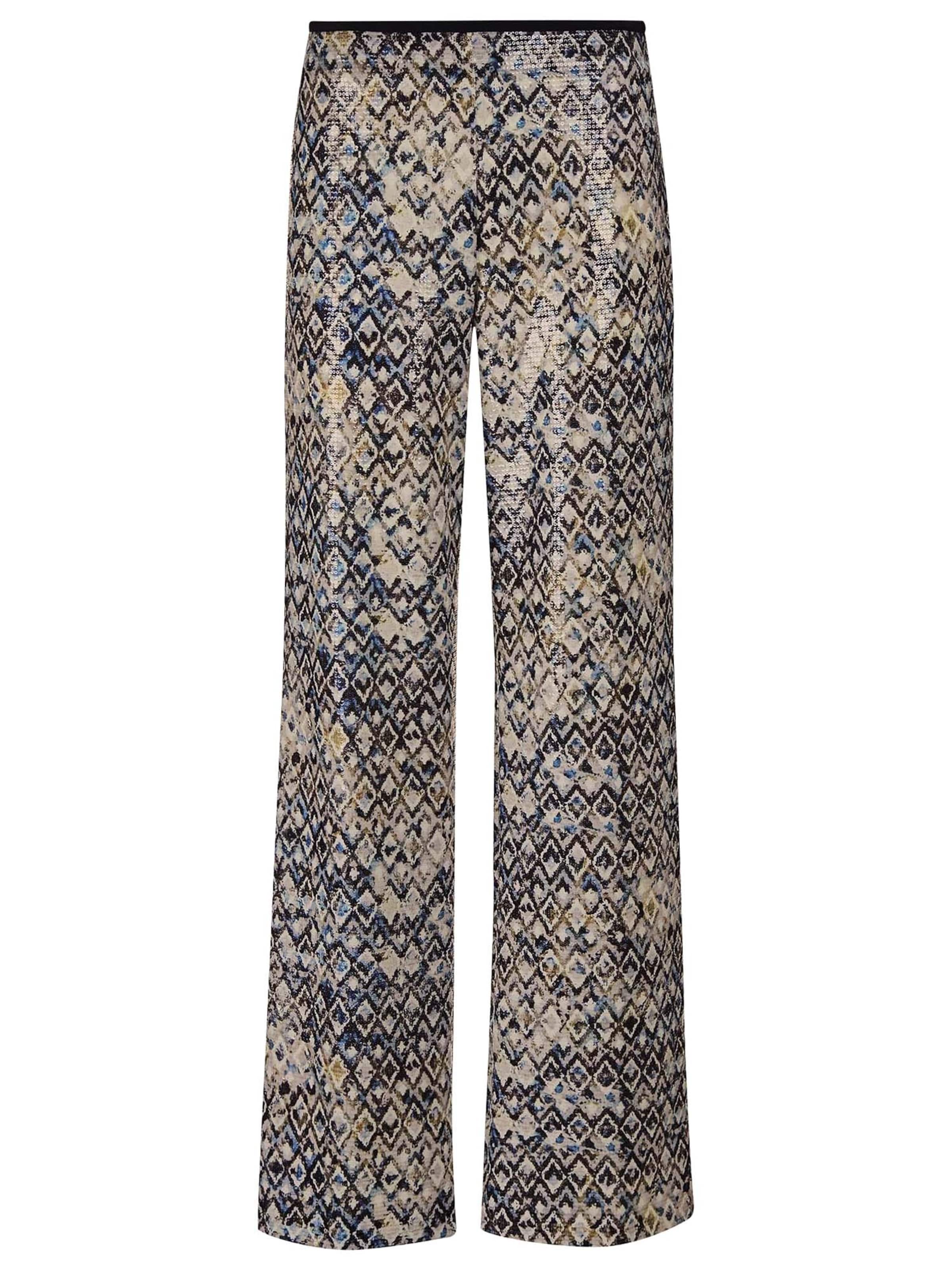 MADELEINE Wide Leg Hose in Schwarz: Vorderseite