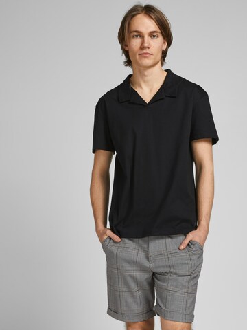 JACK & JONES Slimfit Hose 'Connor' in Schwarz