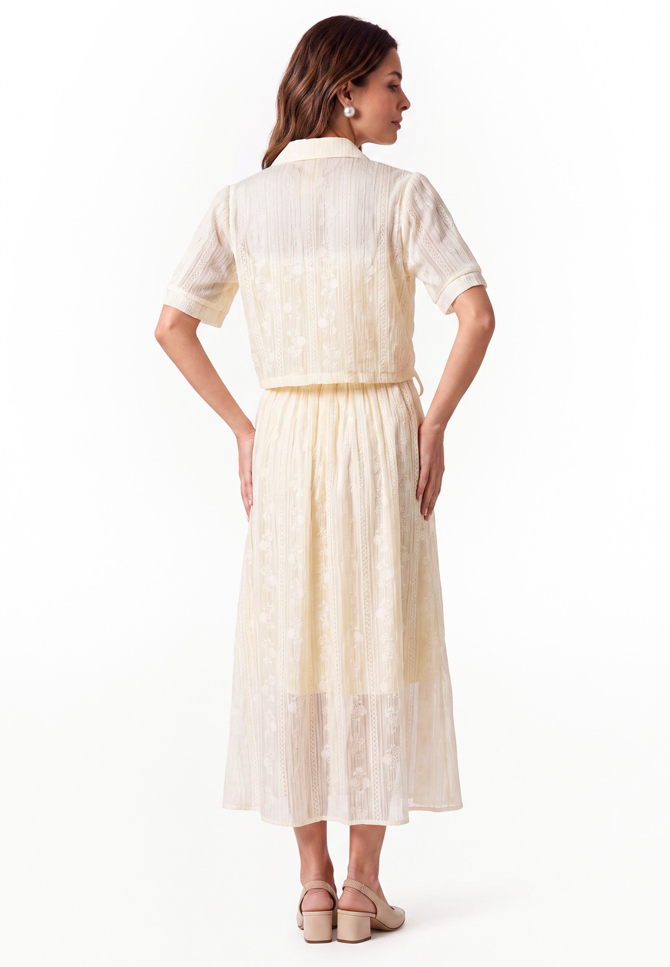 Usha - Vestido em amarelo
