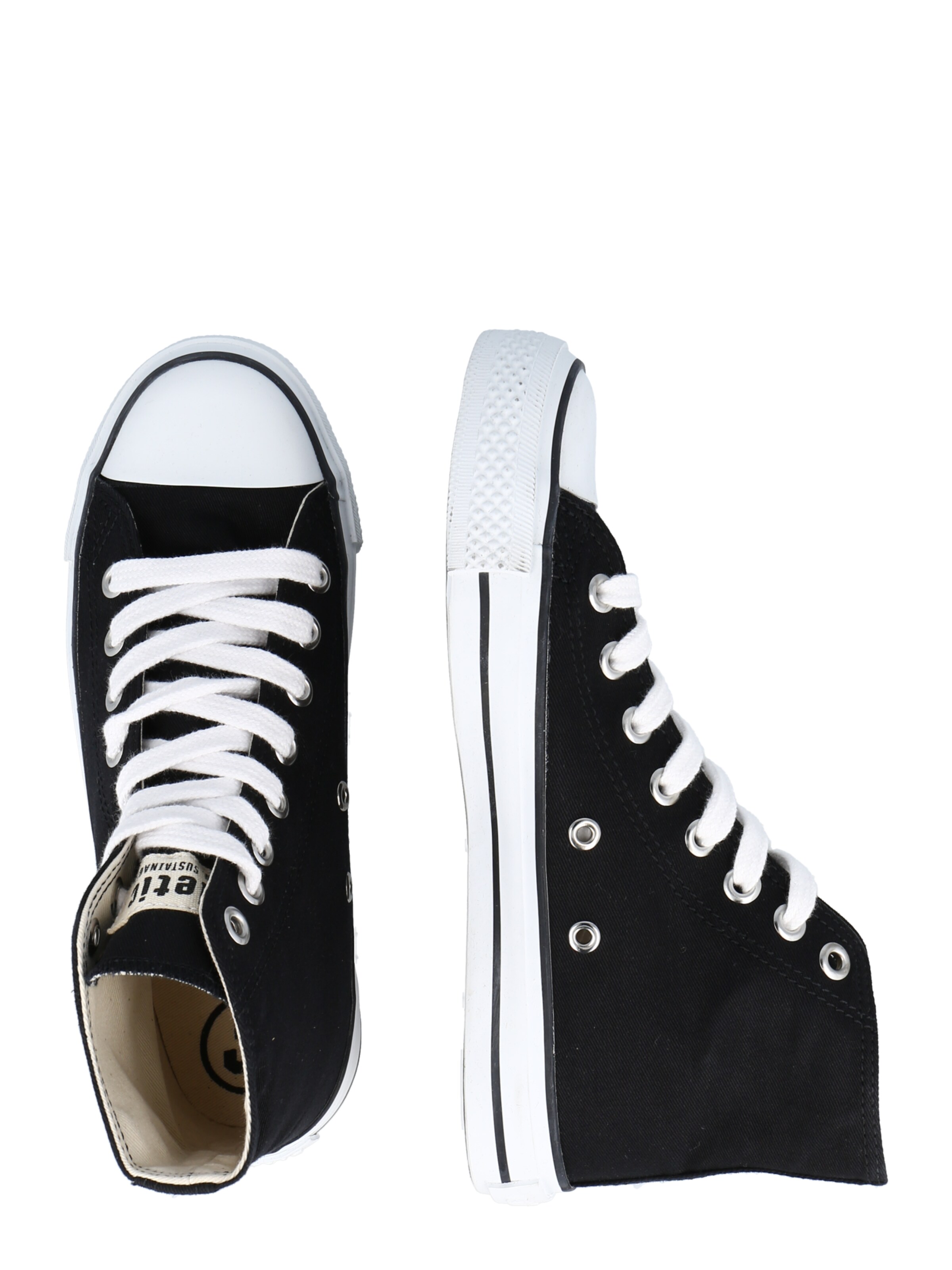 Ethletic High-top trainers 'Fair Trainer' in Black