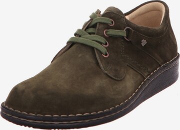 Finn Comfort Athletic Lace-Up Shoes in Green: front