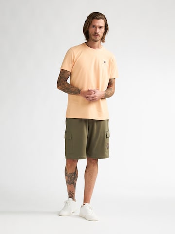 Petrol Industriesregular Cargo hlače - zelena boja