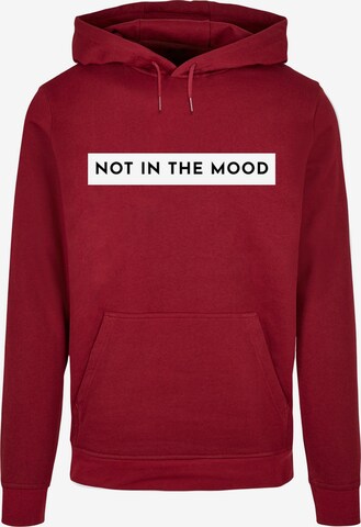 Merchcode Sweatshirt 'NITM-Crate' in Rood: voorkant
