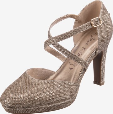 JANE KLAIN Pumps in Gold: front