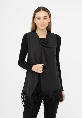 TOOche Cape 'Stormy' in Zwart: voorkant