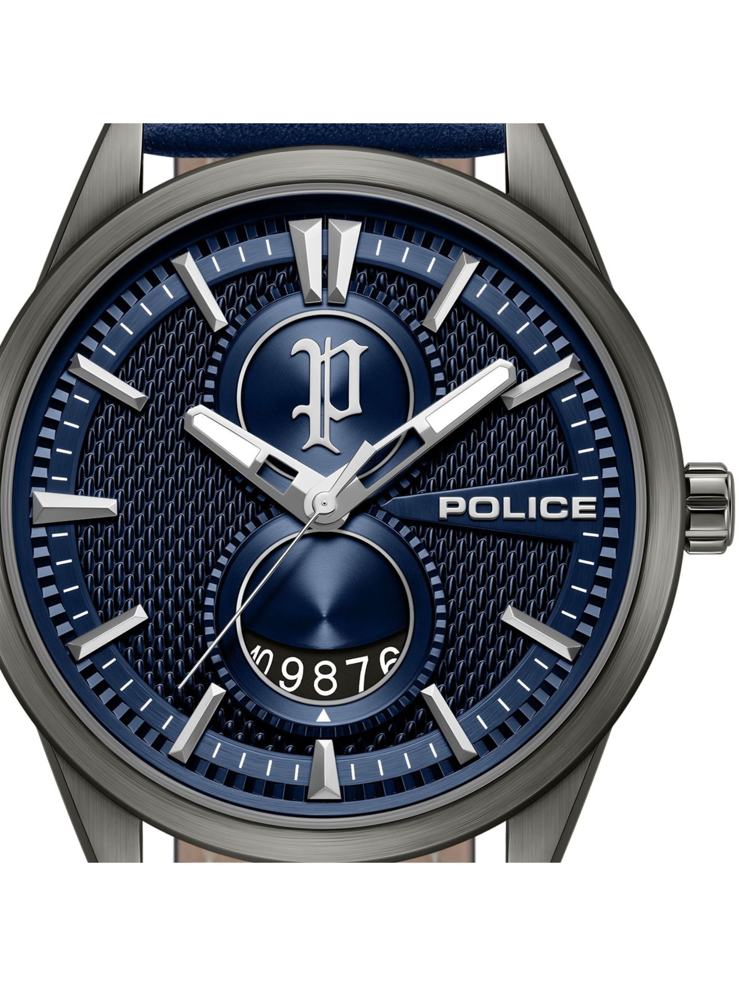 Montre à affichage analogique POLICE en bleu