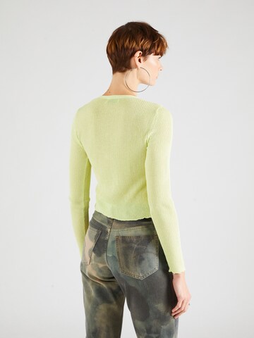 modström Knit cardigan 'Faddie' in Green