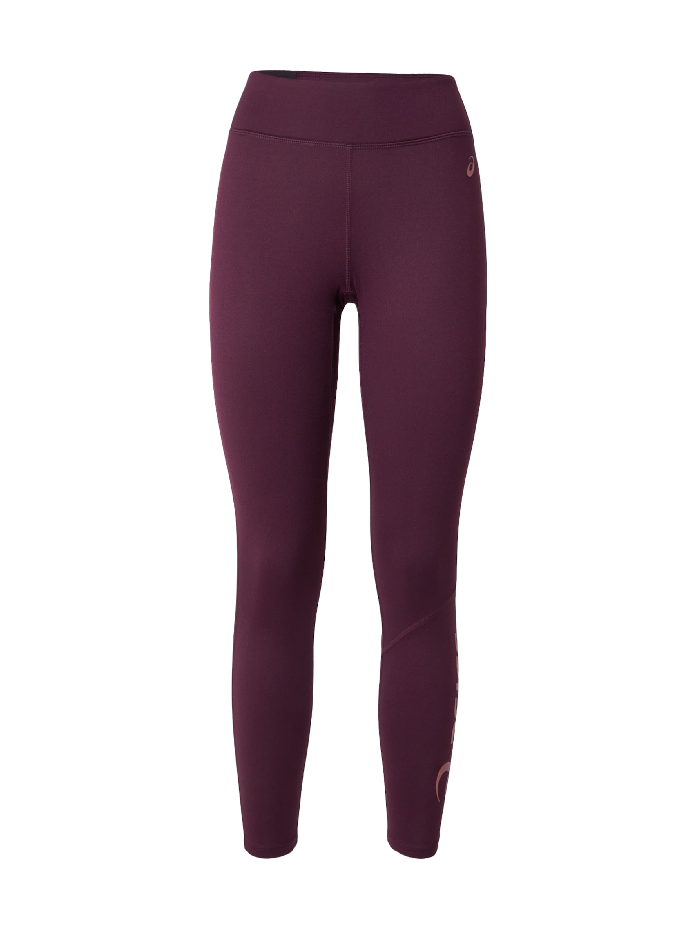 ASICS Skinny Sportbroek in Lila: voorkant