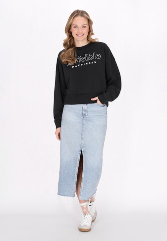 MYMO Sweatshirt 'Back To School' in Schwarz