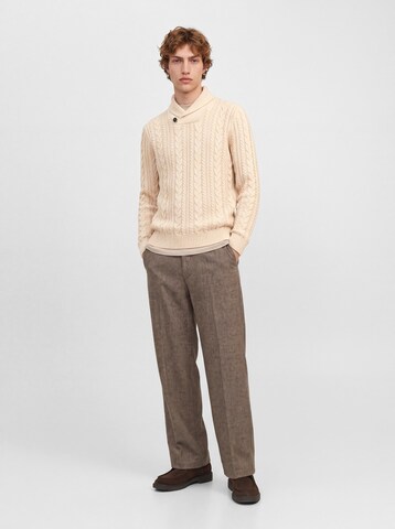 Jack & Jones Premium Svetr 'JPRBLUCALLUM' – béžová